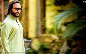 Saif Ali Khan looks attractive in a green kurta